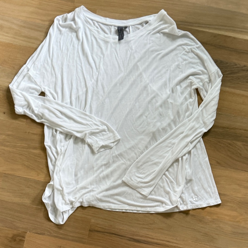 Sweaty Betty White Long Sleeve Shirt